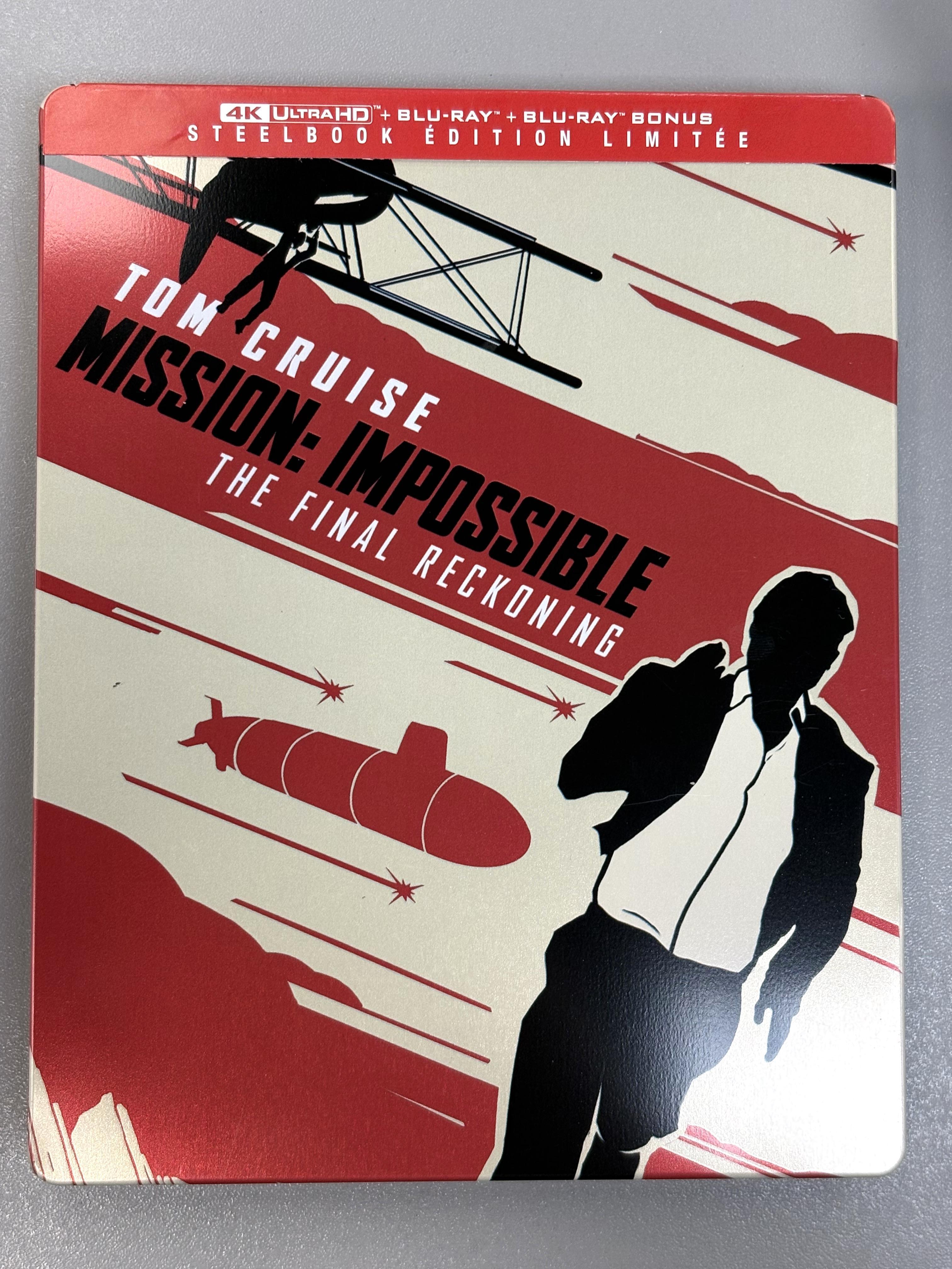 Mission : Impossible - The Final Reckoning - 4K Ultra HD + Blu - ray + Blu - ray bonus - Boîtier SteelBook édition limitée
