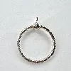 pendentif pandora grand o ouvrant argent 925 millième (22 ct) 7,42g