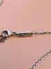chopard collier happy damonds coeur en or blanc orné de 3 diamants or 750 millième (18 ct) 7,85g