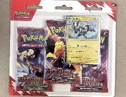 asmodee pokémon ev10 : pack 3 boosters 10 min extension de jeu de carte