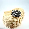 bague en argent bandeau ornée de strass t57 argent 925 millième (22 ct) 11,01g