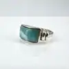 bague en argent larimar t56 argent 925 millième (22 ct) 7,41g