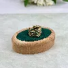 bague ouverte avec motif