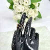 bague ouverte avec motif