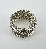 bague souple tiffany & co somerset argent en maille tissée argent 925 millième (22 ct) 8,55g