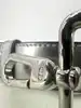 bandoulière christian dior amovible et ajustable en cuir métallisé argenté