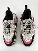 baskets balenciaga modèle triple s blanc noir et rose