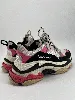 baskets balenciaga modèle triple s blanc noir et rose
