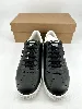 baskets / chaussures tennis chanel en cuir noir avec logo modèle uniform t46