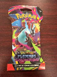 booster pokémon - méga - évolution flammes fantasmagoriques (10 cartes)