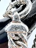 bracelet en argent maille gourmette argent 925 millième (22 ct) 40,29g