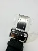 bracelet hermès d'apple watch en cuir noir avec boucle déployante
