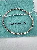 bracelet jonc tiffany & co maille tressée argent 925 millième (22 ct) 10,04g