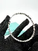 bracelet jonc tiffany & co maille tressée argent 925 millième (22 ct) 10,04g