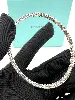 bracelet jonc tiffany & co maille tressée argent 925 millième (22 ct) 10,06g