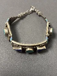 bracelet lapis lazuli et turquoise