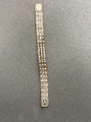 bracelet swarovski en cuir avec strass