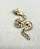 broche serpent ornée d'oxydes