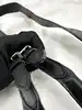 ceinture christian dior vintage en cuir noir avec boucle logo d argenté habillée de cuir, taille 85