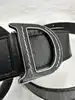 ceinture christian dior vintage en cuir noir avec boucle logo d argenté habillée de cuir, taille 85