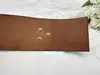 ceinture large gucci en cuir marron et boucle en laiton doré vieilli taille 85/34 réf. 201799