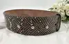 ceinture large nina ricci en cuir effet python taille 80