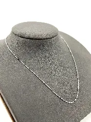 chaîne en argent maille vénitienne  argent 925 millième (22 ct) 1,70g