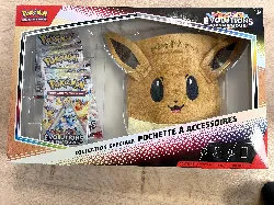 coffret pokémon evolution prismatique [ev8.5] accessoires pochette evoli & 5 boosters