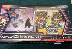 coffret premium carchacrok ex de cynthia pokemon