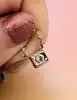 collier cartier collection tank en or blanc orné d'une aigue-marine facettée carrée or 750 millième (18 ct) 4,98g