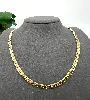 collier murat plaqué or l46cm