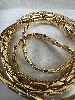 collier murat plaqué or l46cm