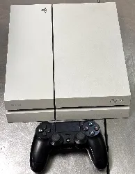 console sony playstation 4 ps4 fat 500go blanche avec une manette