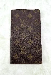 couverture agenda de poche vintage louis vuitton en toile monogram