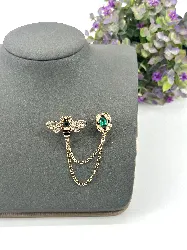 ensemble de broches abeille en métal doté