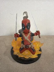 figurine deadpool q-fig red outfit loot crate exclusive 2015 marvel qmx