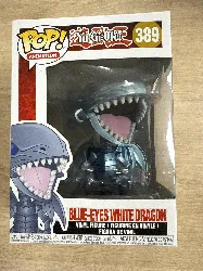 figurine funko! pop - yu-gi-oh! - dragon blanc aux yeux bleus / blue-eyes white dragon - 389
