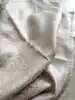 foulard/étole salvatore ferragamo en soie et laine rose poudré à motif gancini en jacquard