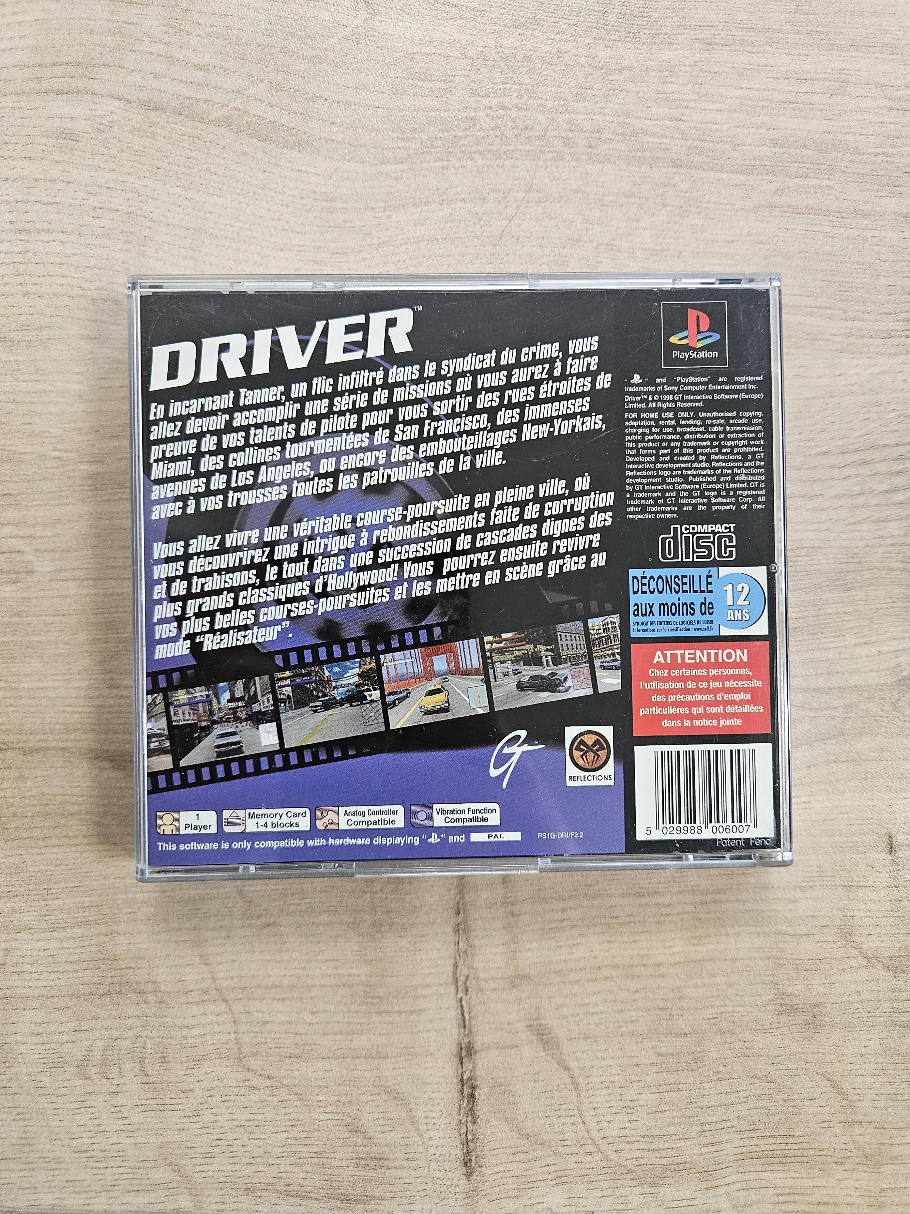 Jeu PS1 Driver