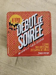 livre début de soirée apéro - un jeu de rôle pour se découvrir