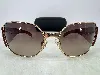 lunettes de soleil chanel 4115 vintage doré & marron