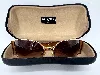 lunettes de soleil chanel 4115 vintage doré & marron