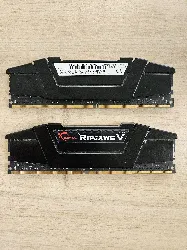 mémoire ram g.skill ripjaws 5 series noir 16 go (4x 4 go) ddr4 3200 mhz cl16 pc4 - 25600 - f4 - 3200c16q - 16gvkb