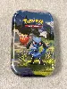 mini tin pokémon - évolution prismatique ev 8.5 - deux boosters