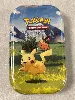mini tin pokémon - évolution prismatique ev 8.5 - deux boosters