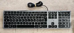 mobility lab design touch - clavier - usb - azerty - français - gris sidéral
