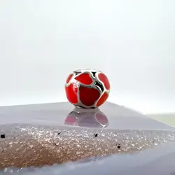 pandora charm argent coeurs rouges argent 925 millième (22 ct) 4,73g