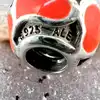 pandora charm argent coeurs rouges argent 925 millième (22 ct) 4,73g