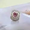 pandora charm argent strass et coeurs roses argent 925 millième (22 ct) 2,62g