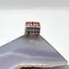 pandora charm bus londonien drapeau anglais argent 925 millième (22 ct) 4,23g